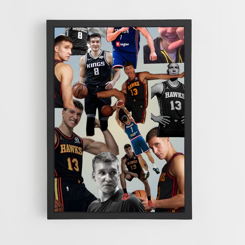 Poster All-Star Faces – affiche Basketball (vue 2)